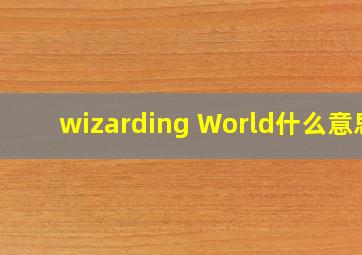 wizarding World什么意思